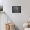 Beton - Zwart - Scheur tuinposter los doek klein -sfeer8