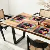 Lippen - Graffiti - Expressief Placemat vinyl groot -zzsfeer4_Kitchenyeah-website