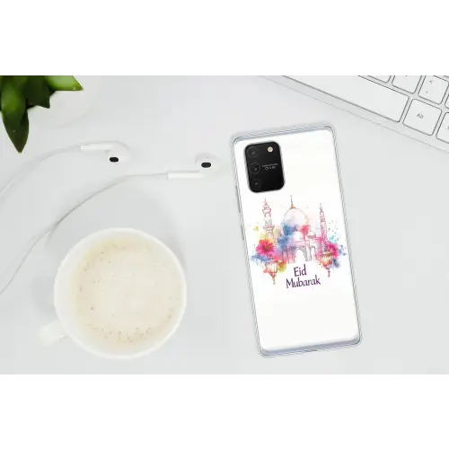 Moskee - Eid Mubarak - Suikerfeest - Kleurrijk - Ramadan - Islamitische Telefoonhoesje Samsung Galaxy S10 Lite klein -oordopS10Lite
