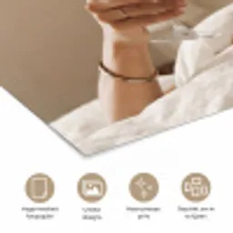 Champagne - Bed - Bubbels poster papier klein -closeup_NL