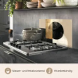 Abstract - Goud - Zwart - Kunst keuken achterwand spatscherm klein -usp_DE