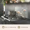 Strobloemen - Wit - Daglicht keuken achterwand spatscherm klein -usp_NL