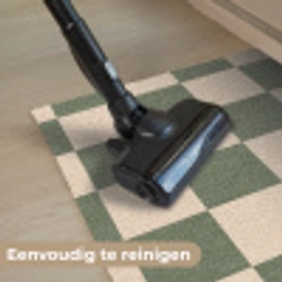 Schaakbord print - Groen - Beige - Blokjes Deurmat klein -reinigen_NL