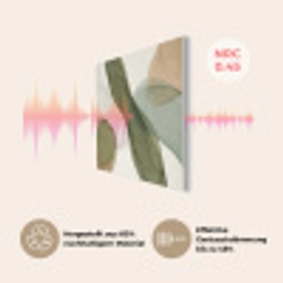 Abstract - Vormen - Modern - Kunst - Groen - Bruin PET vilt klein -USP_DE