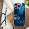 Koraalrif - Vissen - Oceaan - Blauw Hoesje iPhone 16 Pro Max met koord klein -sfeer4