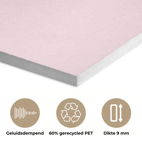 Stippen - Roze - Bliksem PET vilt klein -closeup_NL