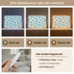 Eieren - Dooiers - Blauw Light Box met kabel (Tafellamp) klein 924 -USP_lichtkleurNL