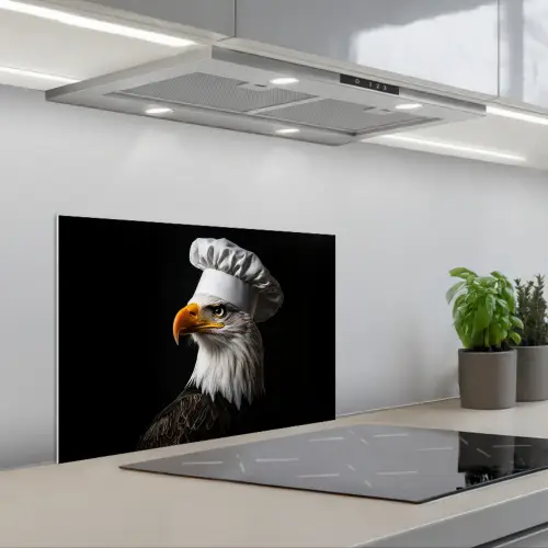 Arend -Amerika - Koksmuts - Vogel - Stoer keuken achterwand spatscherm klein -3d_schuin
