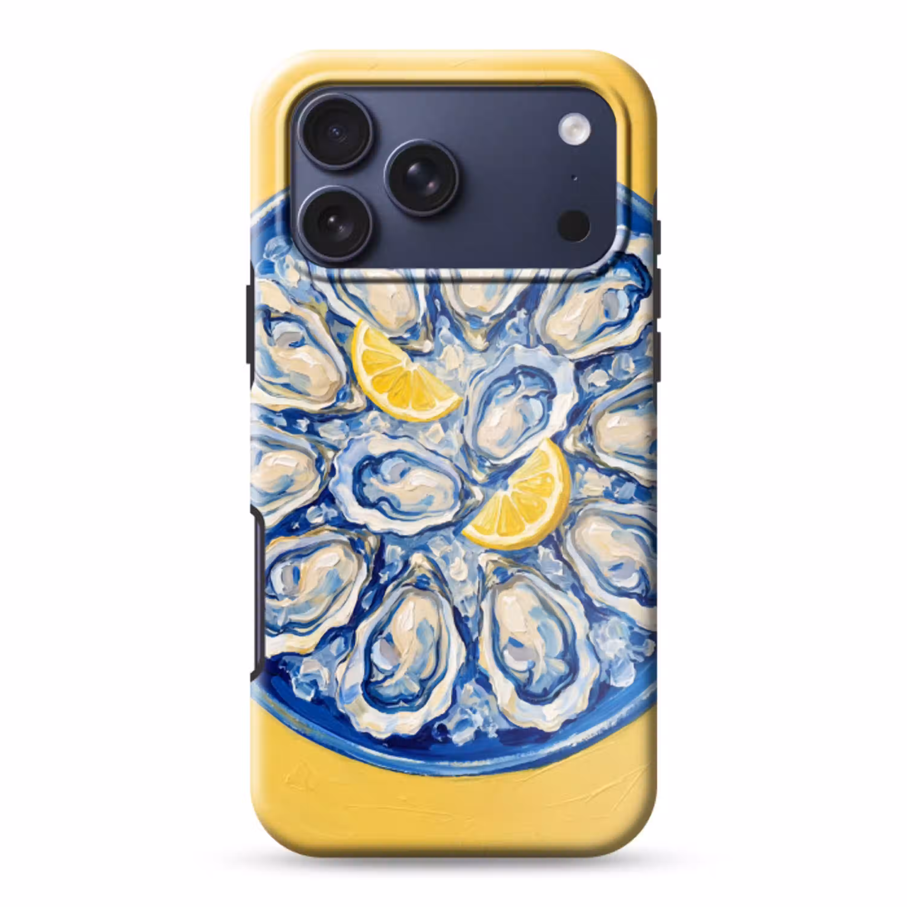 Oesters - Citroen - IJs - Modern - Geel Toughcase MagSafe Apple iPhone 17 Pro Max klein -3d