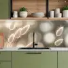Hazestaartgras - Wit - Zonlicht keuken achterwand 2 middel -sfeer3