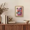 Planken - Boeken - Bladeren Light Box met kabel (Tafellamp) klein -sfeer2