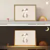 Hond - Gevlekt - Bruin - Stippen Light Box met batterij (Wandlamp kind) middel -sfeer3_kind