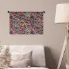 Spat - Abstract - Waterverf - Multi Wandkleed katoen klein 269 -sfeer4