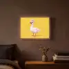 Eend - Zonnebril - Geel Light Box met batterij (Wandlamp) middel -sfeer4