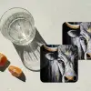 Stier - Hoorns - Snuit - Goud onderzetter kurk middel -sfeer4