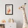 Cupcake - Zoet - Kers fotolijst zwart zonder passe partout klein -usfeer4_kinderkamer