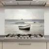 Roeiboot - Zee - Horizon keuken achterwand spatscherm klein -3d_website