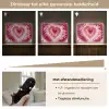 Hartvorm - Roze - Tie dye Light Box met batterij (Wandlamp kind) middel -USP_dimbaarNL