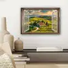 Doorkijk - Toscane - Uitzicht - Landschap - Zomer canvas 2cm klein -sfeer6