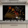 Kruiden - Lepels - Zout - Specerijen - Zwart keuken achterwand spatscherm klein -3d_website