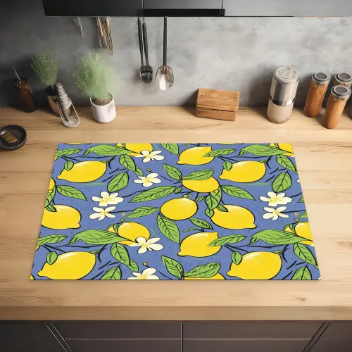 Patroon - Citroen - Illustratie Inductie beschermer vinyl 3mm klein 276 -sfeer5