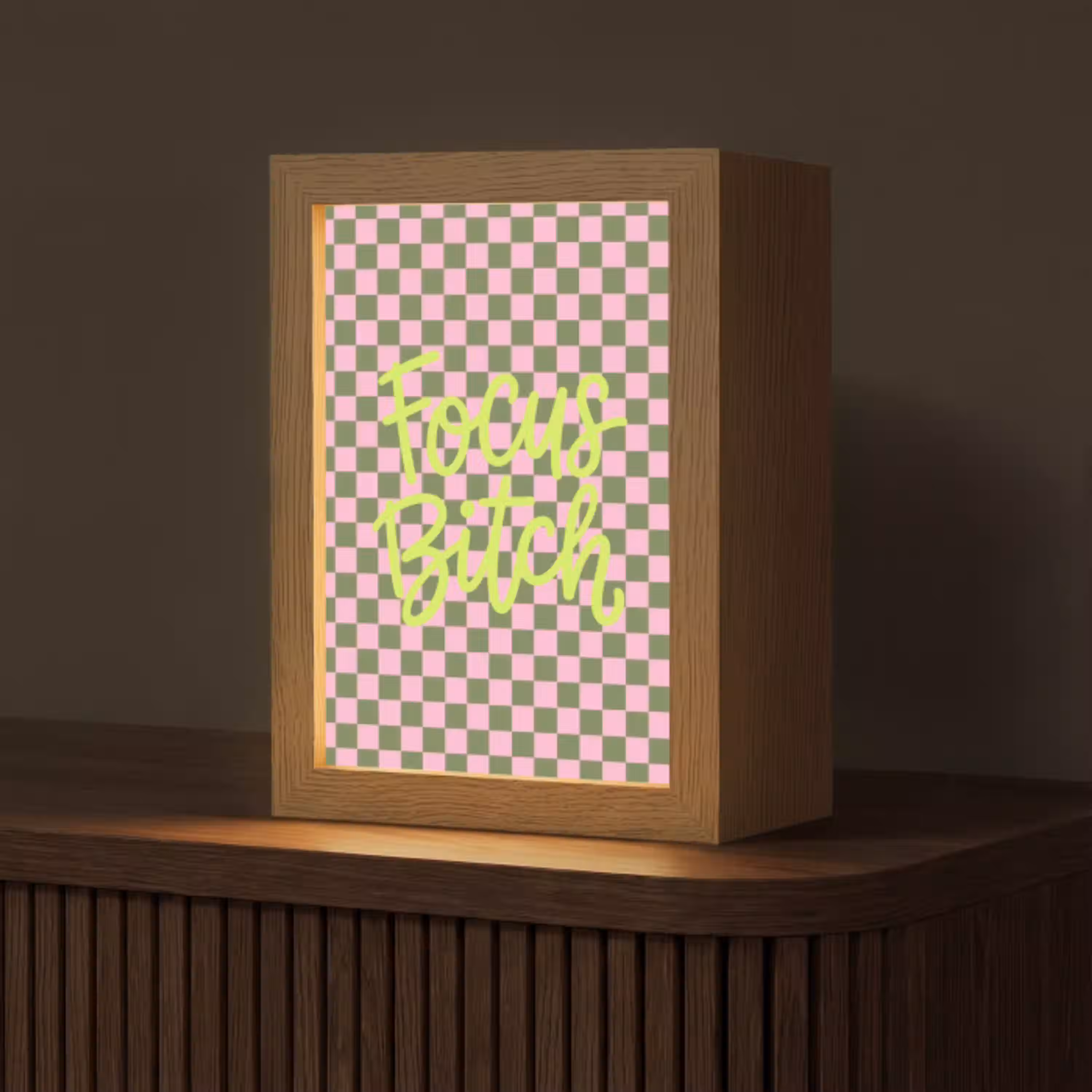 Focus - Vakken - Roze Light Box met kabel (Tafellamp) klein -z3d_website