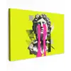 Buste - Verf - Geel canvas 2cm klein -z3d