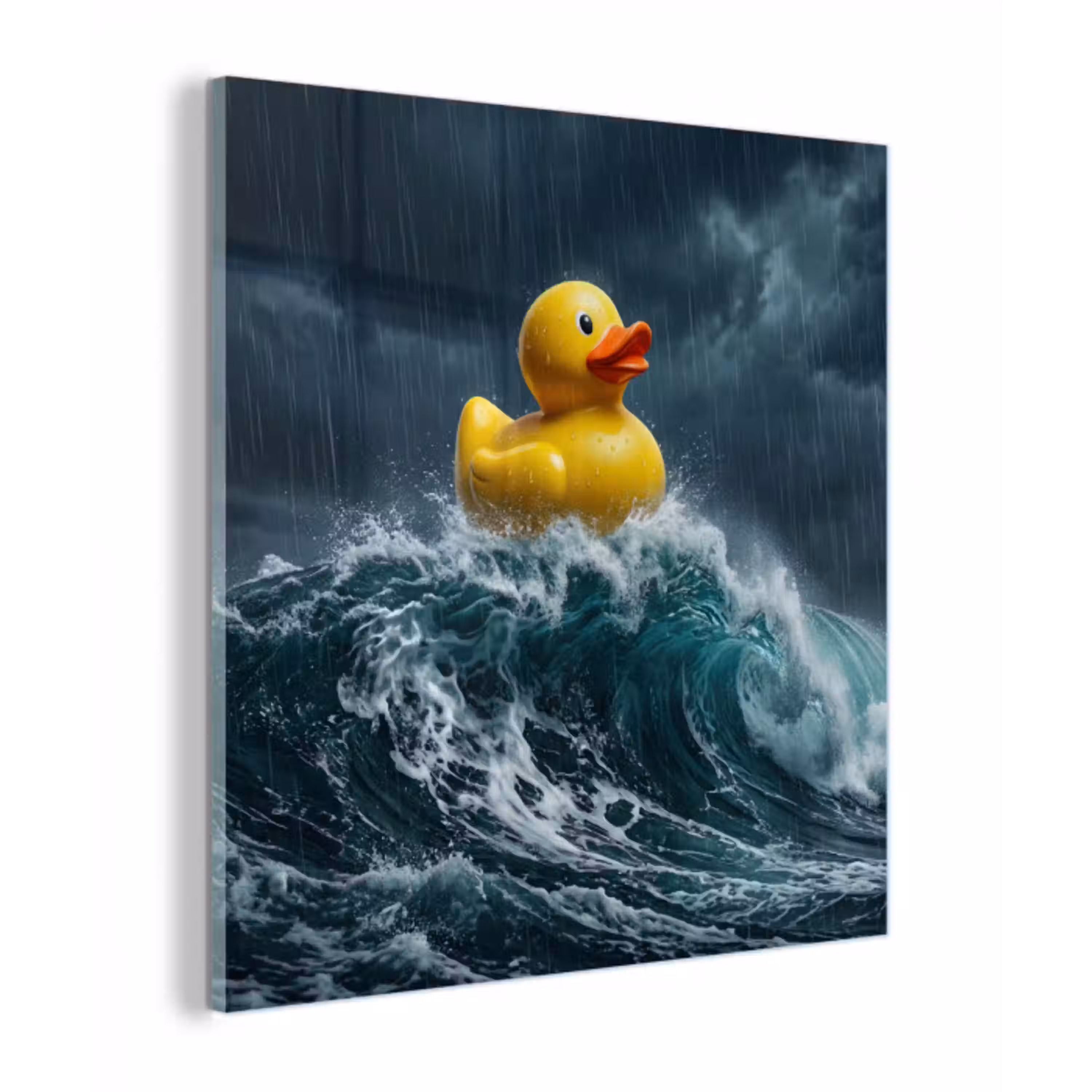 Storm - Badeend - Golven plexiglas 5mm klein -z3d