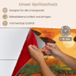 Landschap - Afrikaans - Zon keuken achterwand spatscherm klein -spatscherm_DE