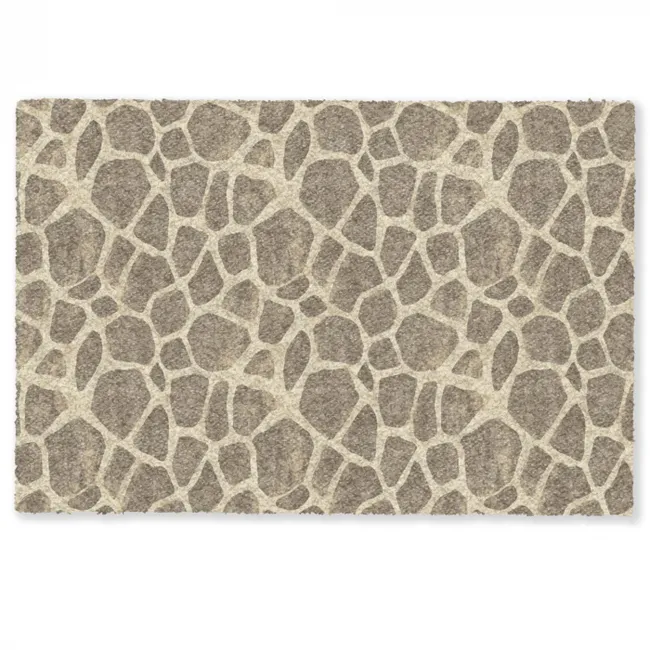Deurmat - Giraf - Patroon - Beige - Bruin