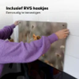 Zonnehoed - Droogbloemen - Geel - Warm Inductie beschemer met haakjes klein -ky-ophangen-nl