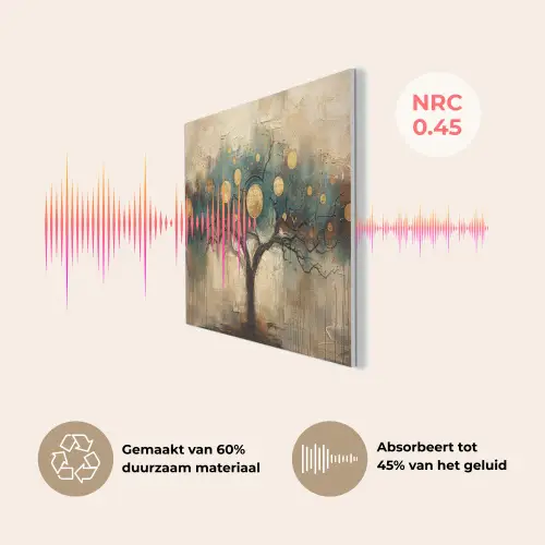 Boom - Kunst - Maan - Watercolor PET vilt klein -USP_NL