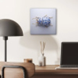 Kever - Delfts  - Blauw - Goud aluminium wit klein -sfeer5