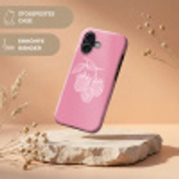 Frambozen - Steel - Getekend - Roze Toughcase MagSafe Apple iPhone 17 klein -USP_RandenV_DE