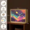 Sterren - Bergen - Kleurrijk Light Box met batterij (Wandlamp) middel -USP_websiteoverzichtNL