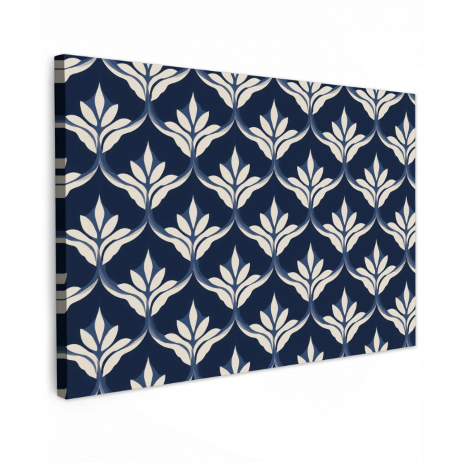 Modern - Ontwerp - Blauw canvas 2cm klein 34 -z3d