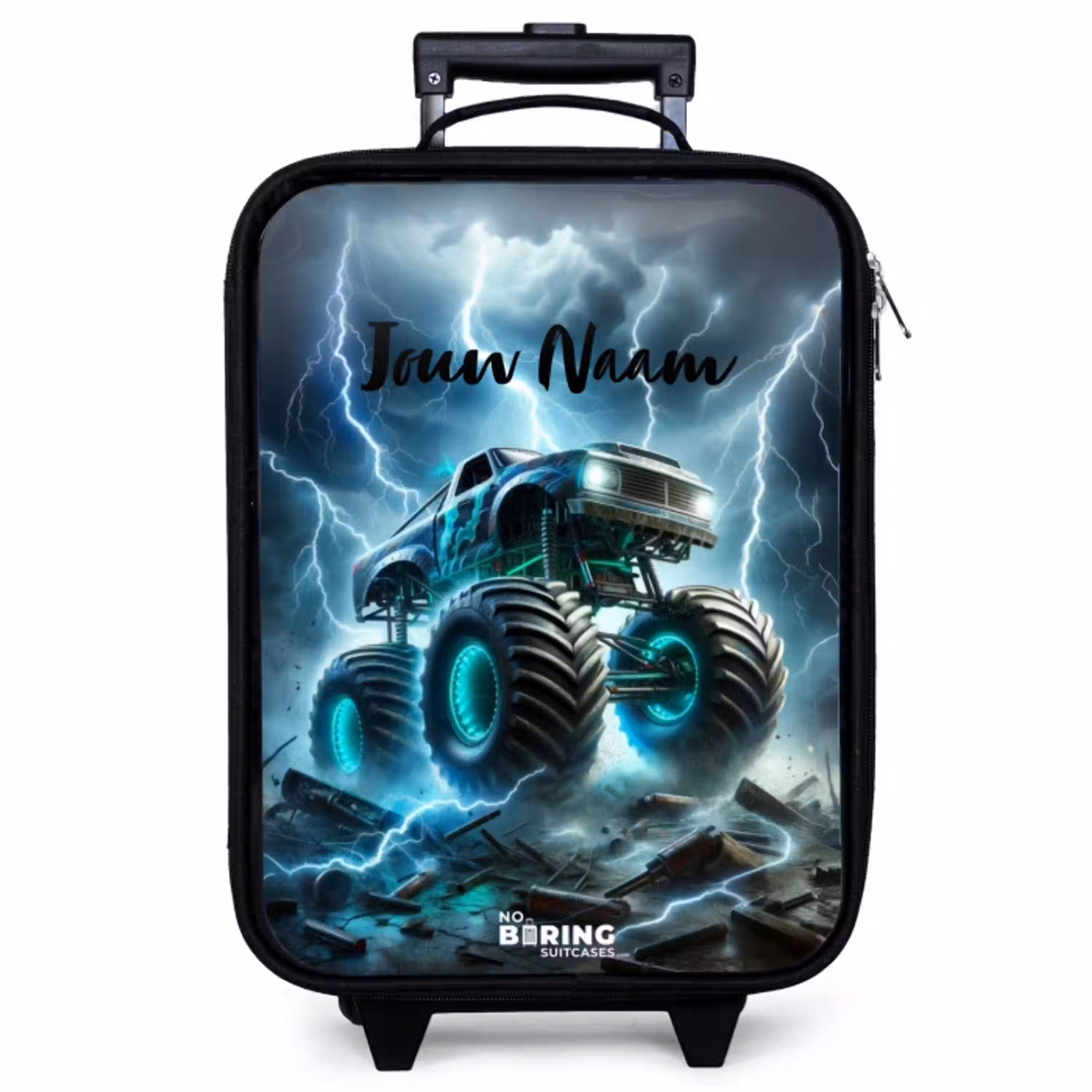 Thunder Wheels Kinderkoffer - Zwart klein -zzz_website3d