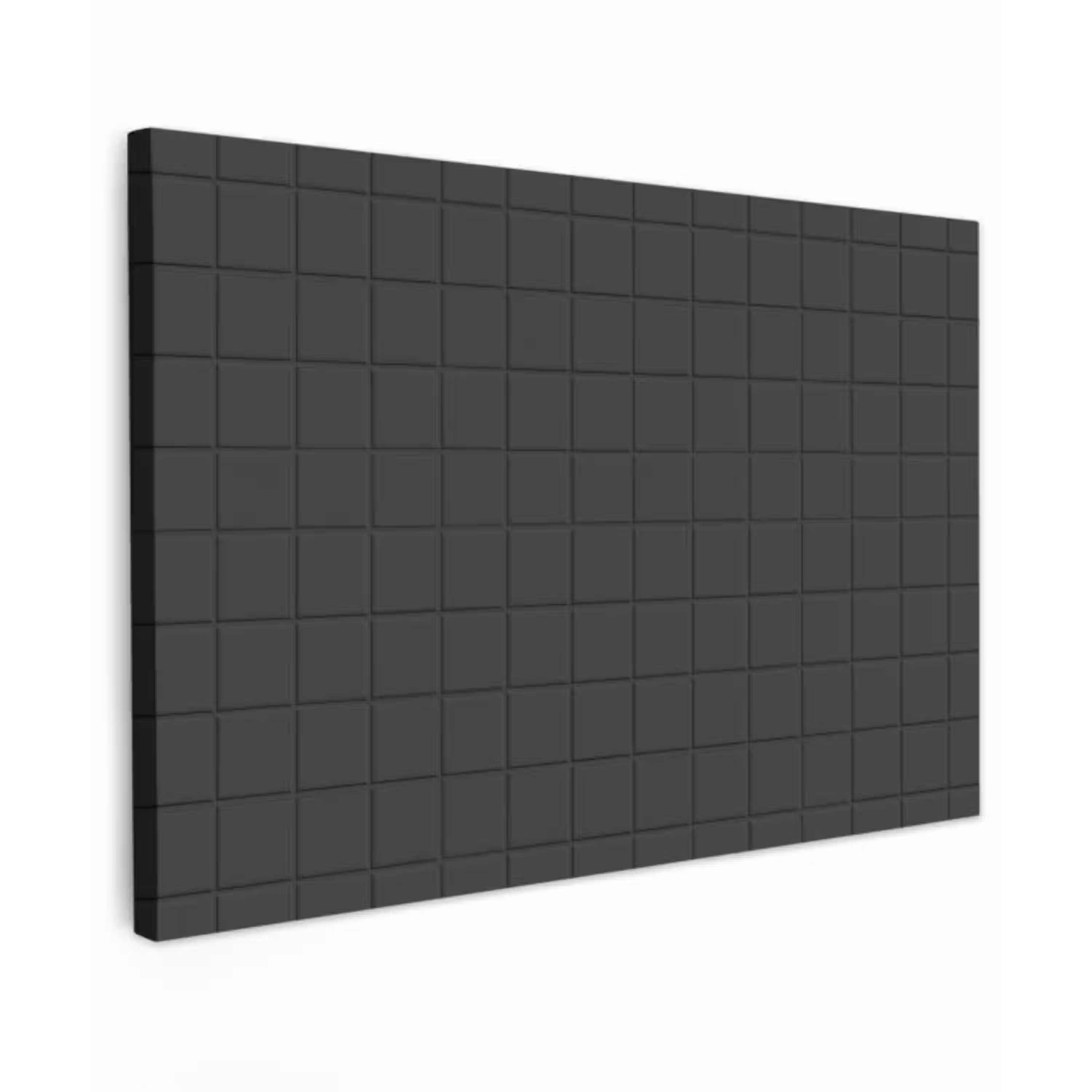 Patroon - Tegel - Antraciet Tuinposter op houten frame 2 cm dik klein 845 -3d