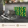 Donkergroen - Ananas - Bladeren keuken achterwand spatscherm klein 900 -usp_NL