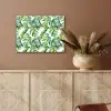 Inductie beschermer - Tropical - Bladeren - Jungle - Inductie mat aluminium wit klein -sfeer4