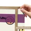 Smileys - Kleurrijk - Grappig Light Box met batterij (Wandlamp kind) middel -USP_websiteprintNL