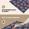 Disco - Blauw - Patroon Inductie beschemer met haakjes klein 777 -ky-schoon-nl