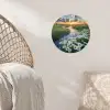 Beekje - Landschap - Margriet Wandcirkel behangsticker klein -sfeer4