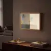 Boom - Vlakken - Takken - Kleurverloop Light Box met batterij (Wandlamp) middel -sfeer1