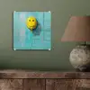 Ballon - Geel - Smiley plexiglas 5mm klein -sfeer3