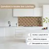 Warm - Bloemen - Groen - Rood keuken achterwand 2 middel 871 -sfeer4_FR