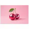 Disco - Kersen - Roze poster papier klein -3d