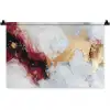 Rood - Abstract - Goud - Modern Wandkleed katoen klein -zz3d