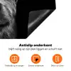 Schotse hooglander - Zwart - Wit Inductie beschermer vinyl 3mm klein -zzzzzzz-td-onderkant