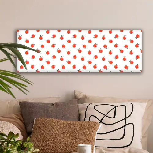 Oranje - Sinaasappel - Bloemetje canvas 2cm klein 828 -sfeer1